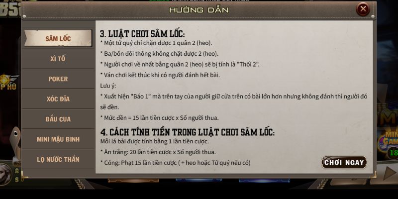 cach danh bai sam thang lon nam ro luat choi Cách đánh bài sâm thắng lớn – nắm rõ luật chơi