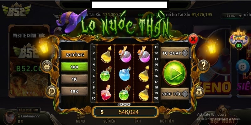 choi lo nuoc than tai b52club va trai nghiem nhieu dieu thu vi Chơi Lọ Nước Thần tại B52Club và trải nghiệm nhiều điều thú vị
