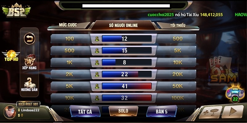 dap ung cac dieu kien de duoc nhan thuong khuyen mai game bai sam b52 Đáp ứng các điều kiện để được nhận thưởng khuyến mãi game bài Sâm B52