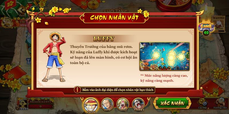 kham pha cac nhan vat co trong game Khám phá các nhân vật có trong game