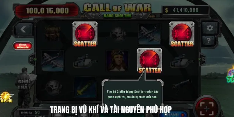 kinh nghiem choi call of war trang bi vu khi Trang bị vũ khí và tài nguyên phù hợp trước khi bắt đầu tiến hành tấn công