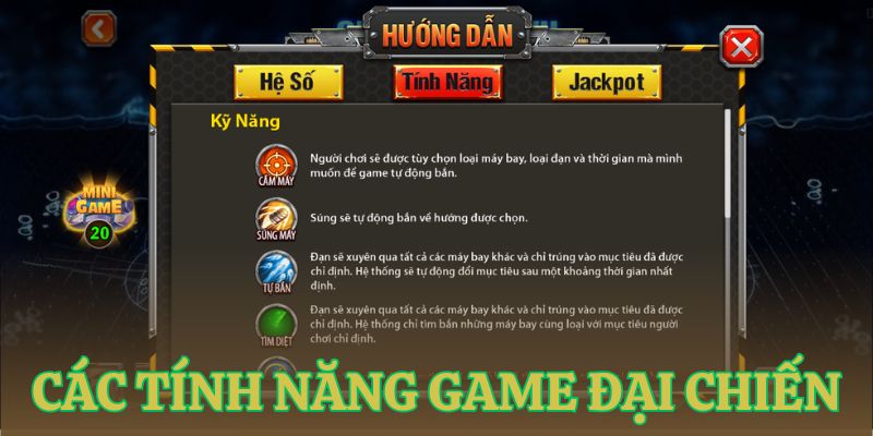 kinh nghiem choi dai chien b52 qua cac tinh nang Kinh nghiệm chơi đại chiến B52 qua các tính năng