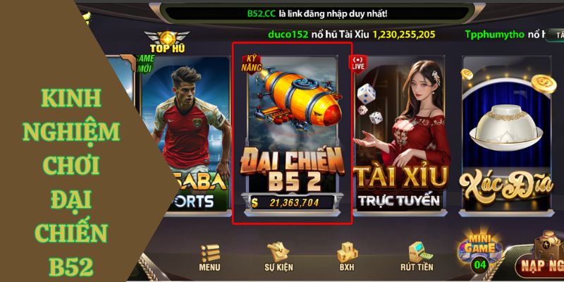 kinh nghiem choi dai chien b52