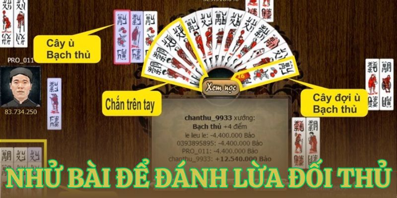 meo choi chan nhu moi de danh lua doi thu Mẹo chơi Chắn nhử mồi để đánh lừa đối thủ