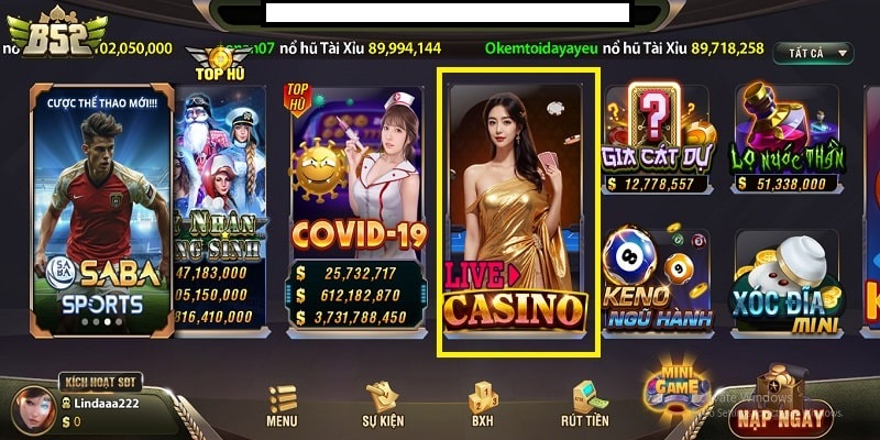 meo choi live casino
