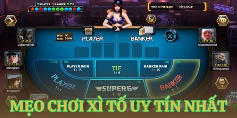 meo choi xi to cho tung hoi vien ca do Mẹo chơi xì tố cho từng hội viên cá độ