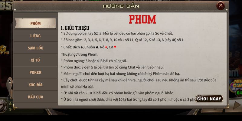 nam vung thuat ngu la mot bi quyet choi phom hieu qua Nắm vững thuật ngữ là một bí quyết chơi phỏm hiệu quả
