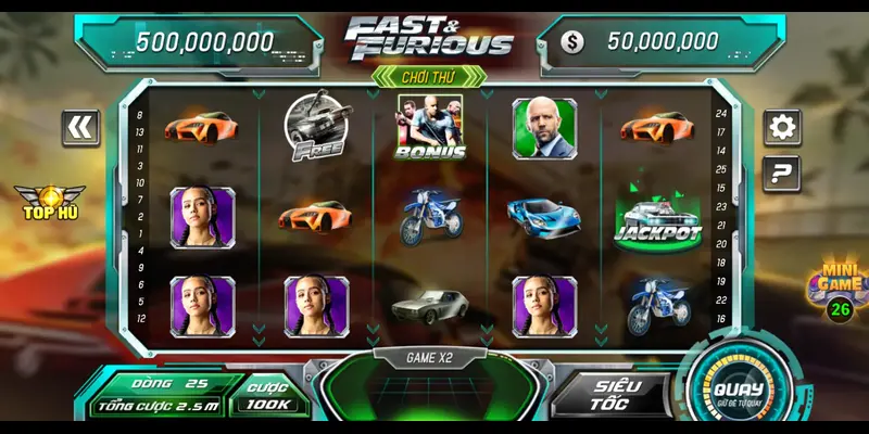 phien ban no hu fast & furious hap dan bet thu Kinh Nghiệm Chơi Fast And Furious Đua Xe Đỉnh Cao B52