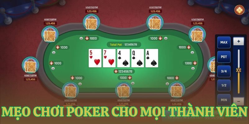 top 5 meo choi poker danh rieng cho nguoi choi b52 Top 5 mẹo chơi poker dành riêng cho người chơi B52club