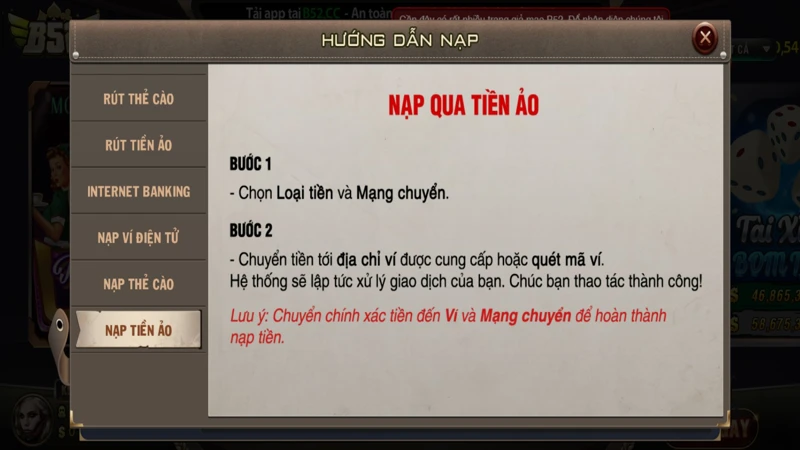 km nap tien