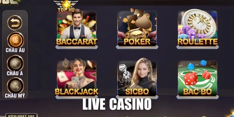 live casino truc tuyen