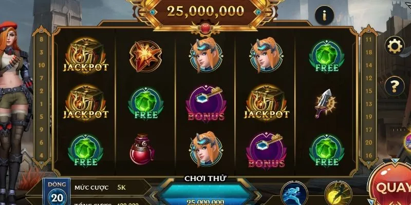 tai hien vu tru lien minh huyen thoai tren nen slot game Tái hiện vũ trụ Liên Minh Huyền Thoại trên nền slot game